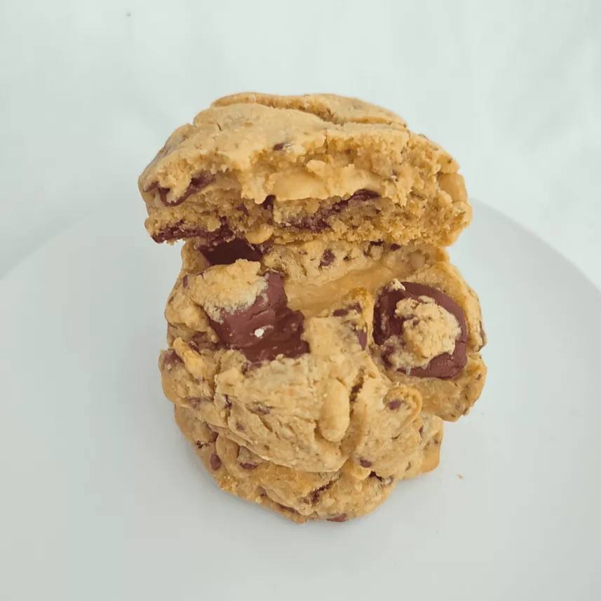Salted Peanut Butter Choc Chunk Cookie